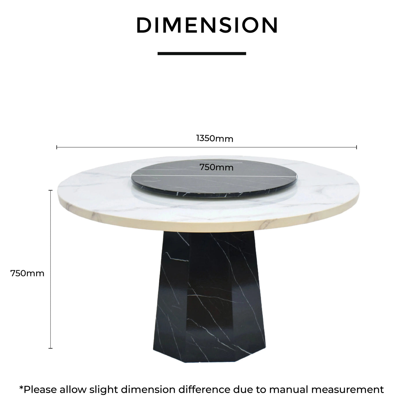 SHYANNE Natural Marble Dining Table Td Furniture