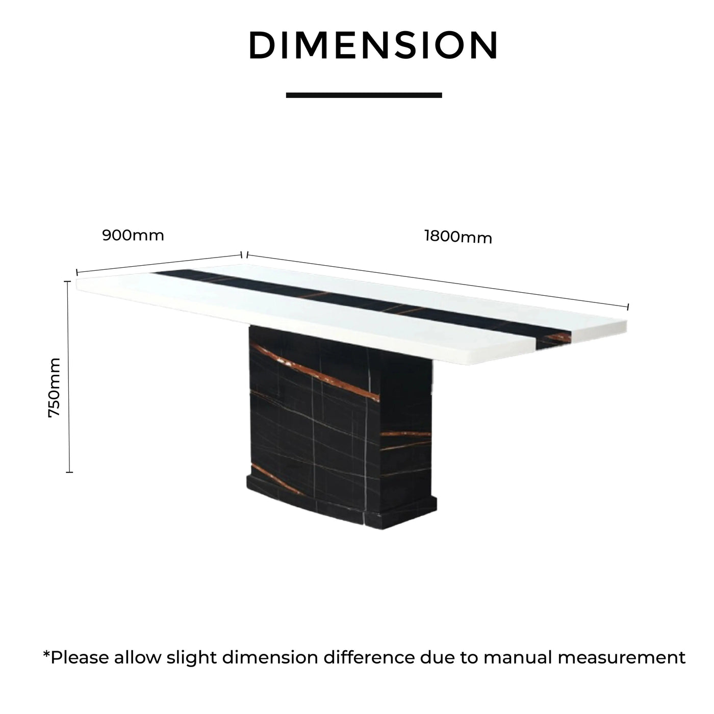 HALICE Marble Dining Table Td Furniture
