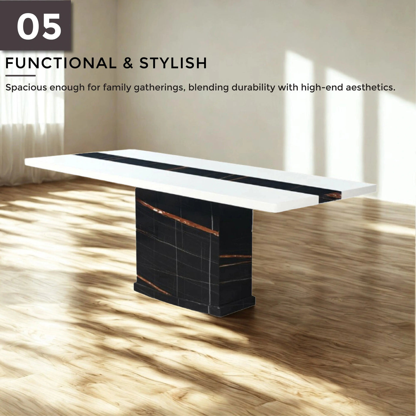 HALICE Marble Dining Table Td Furniture
