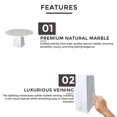 CLEA Marble Dining Table Td Furniture