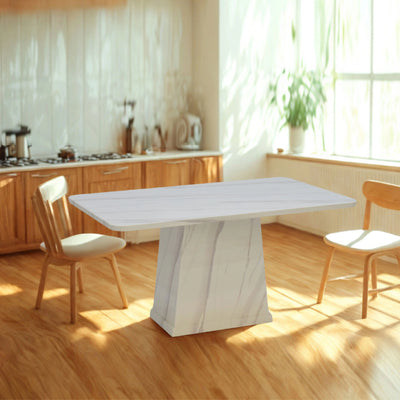 SYLANA NATURAL MARBLE  Dining Table Td Furniture