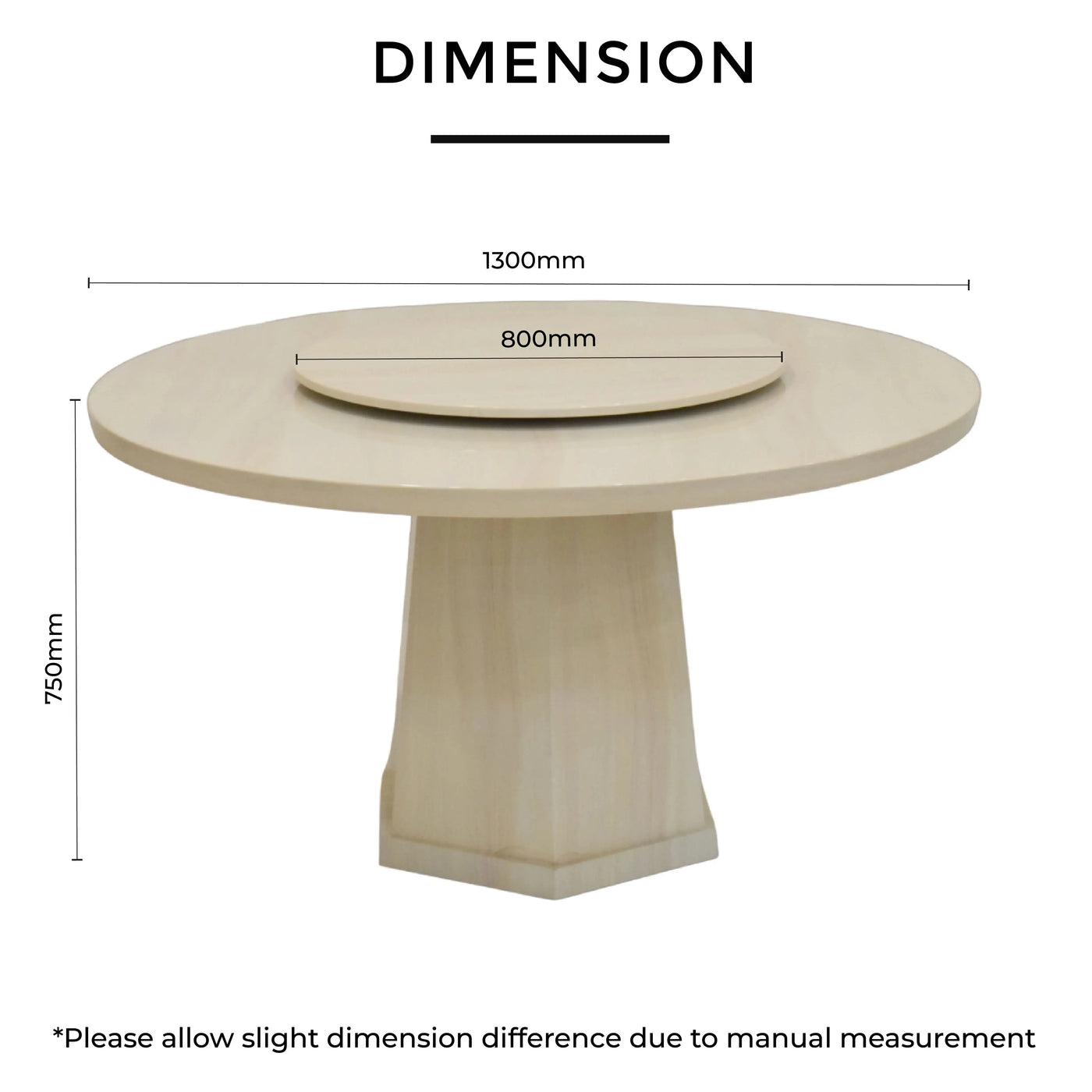 GYLIA NATURAL MARBLE Dining Table Td Furniture
