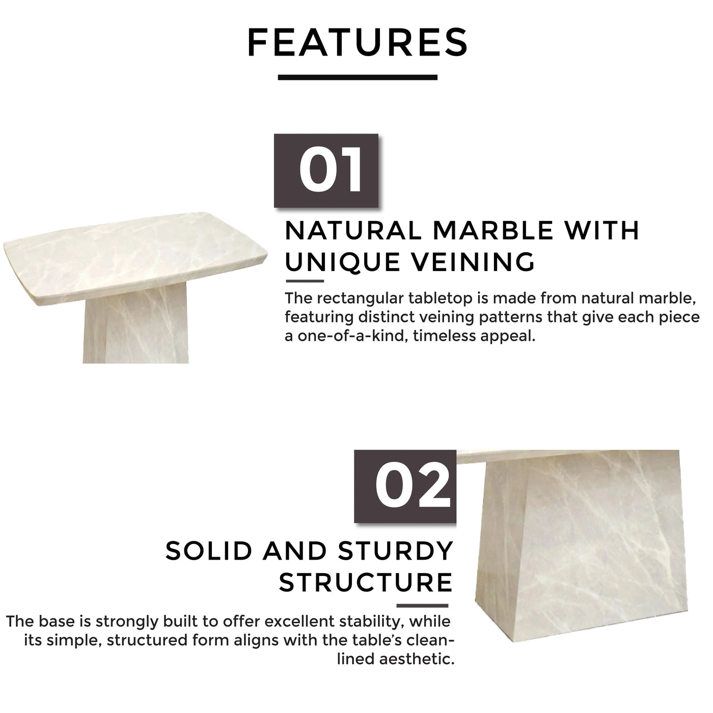 GENRA Dining Table - Td Furniture