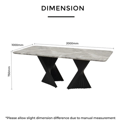 PERILLA Marble Dining Table Td Furniture