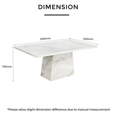 TREVA Marble Dining Table Td Furniture