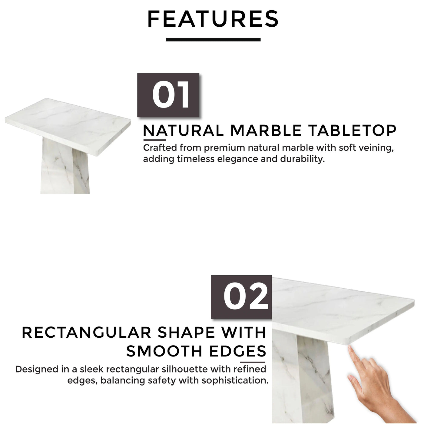 TREVA Marble Dining Table Td Furniture