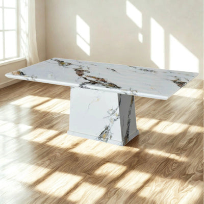 DELSA Marble Dining Table Td Furniture