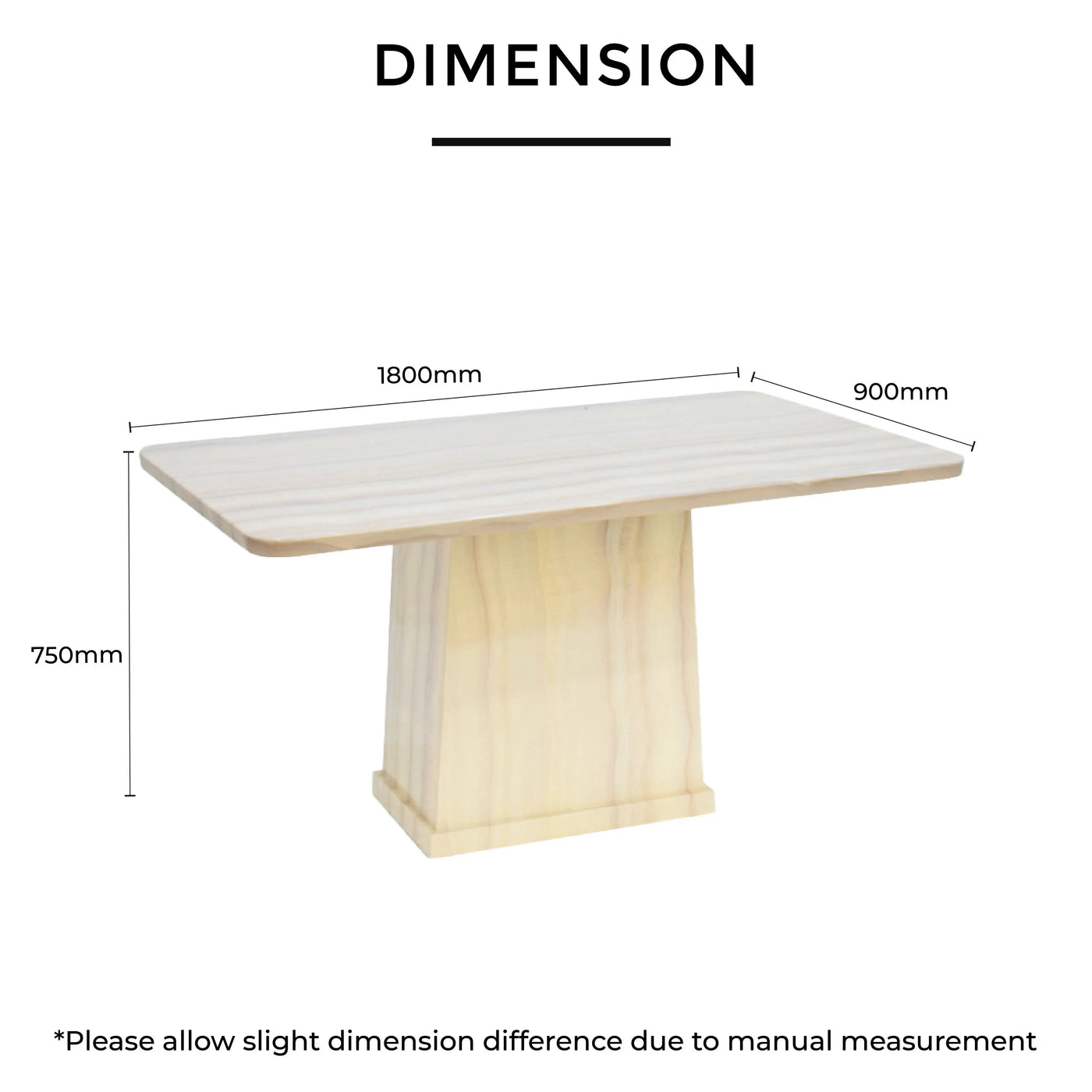 HOOVER Marble Dining Table Td Furniture