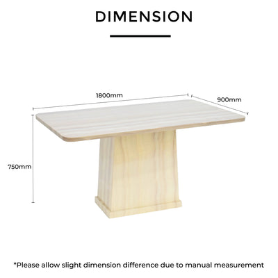 HOOVER Marble Dining Table Td Furniture
