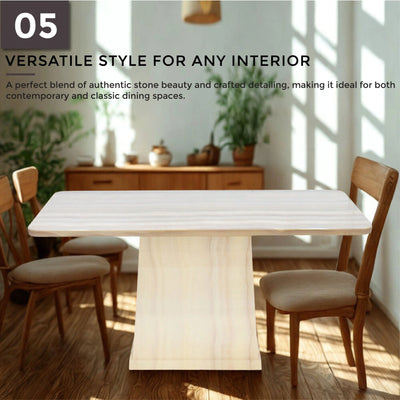 HOOVER Marble Dining Table Td Furniture