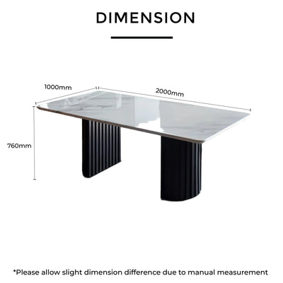 ELICE Marble Dining Table Td Furniture