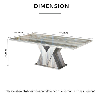 CYRILLA Marble Dining Table Td Furniture