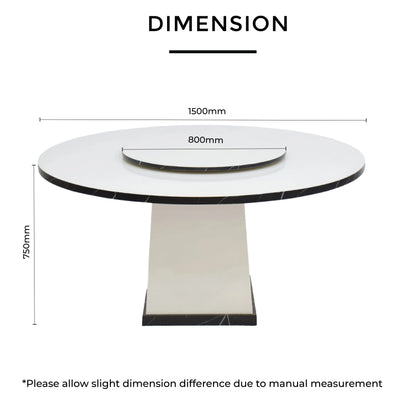 LORALEI Marble Dining Table Td Furniture