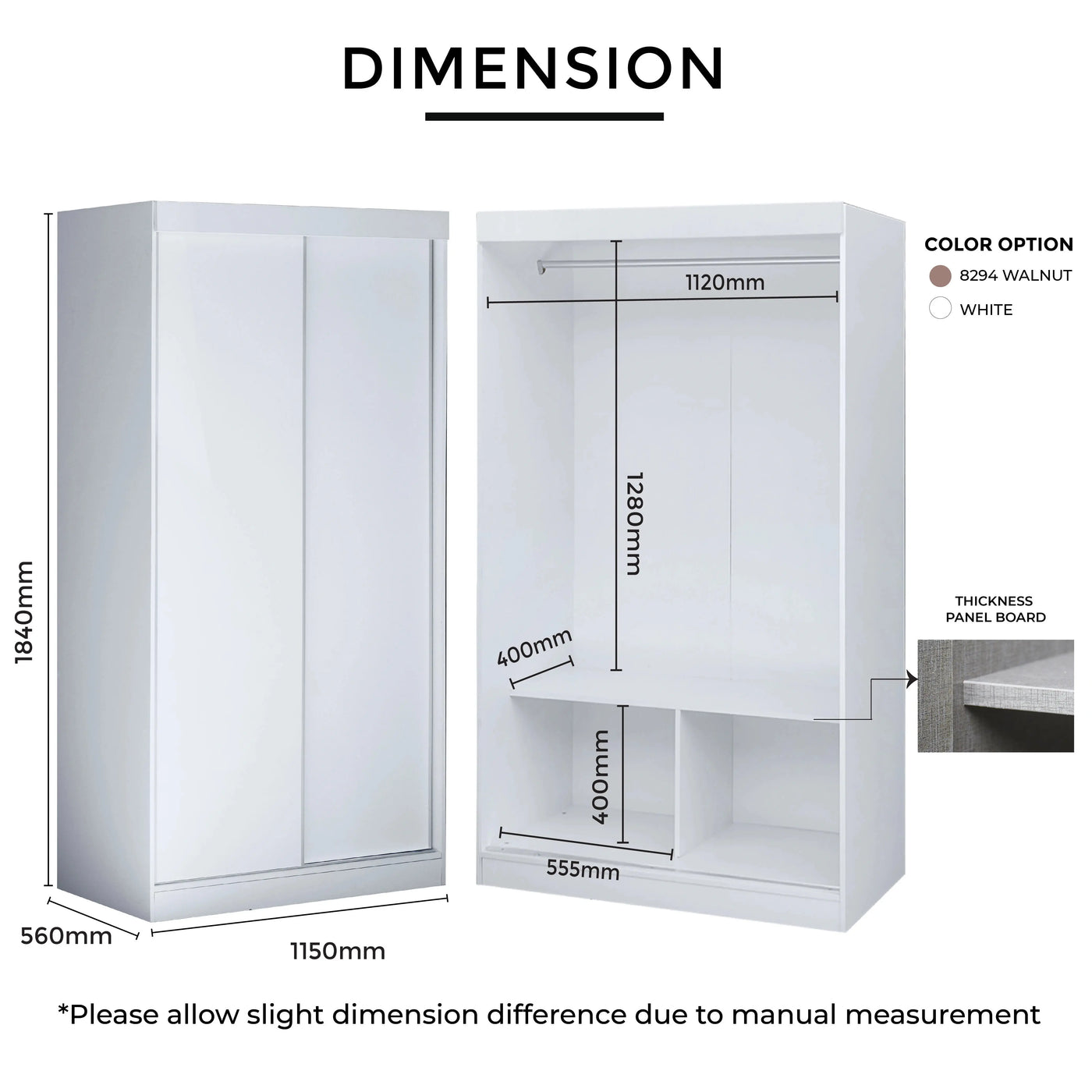 ELVIN Wardrobe - Td Furniture