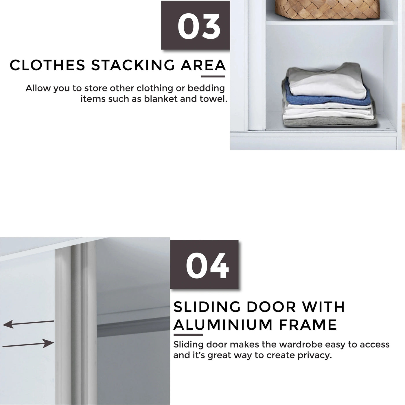 ELVIN Wardrobe - Td Furniture