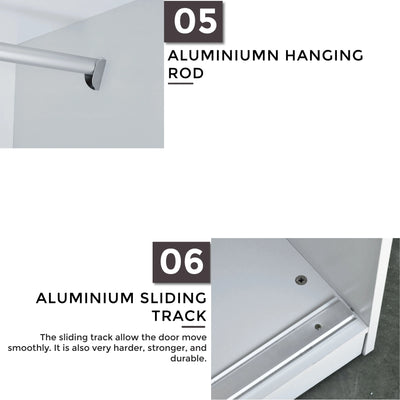 ELVIN Wardrobe - Td Furniture