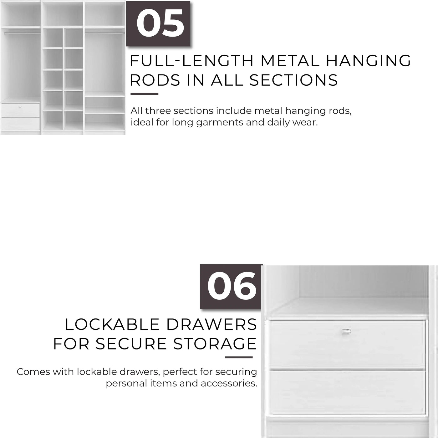 ELLICYIA Modern Wardrobe Td Furniture