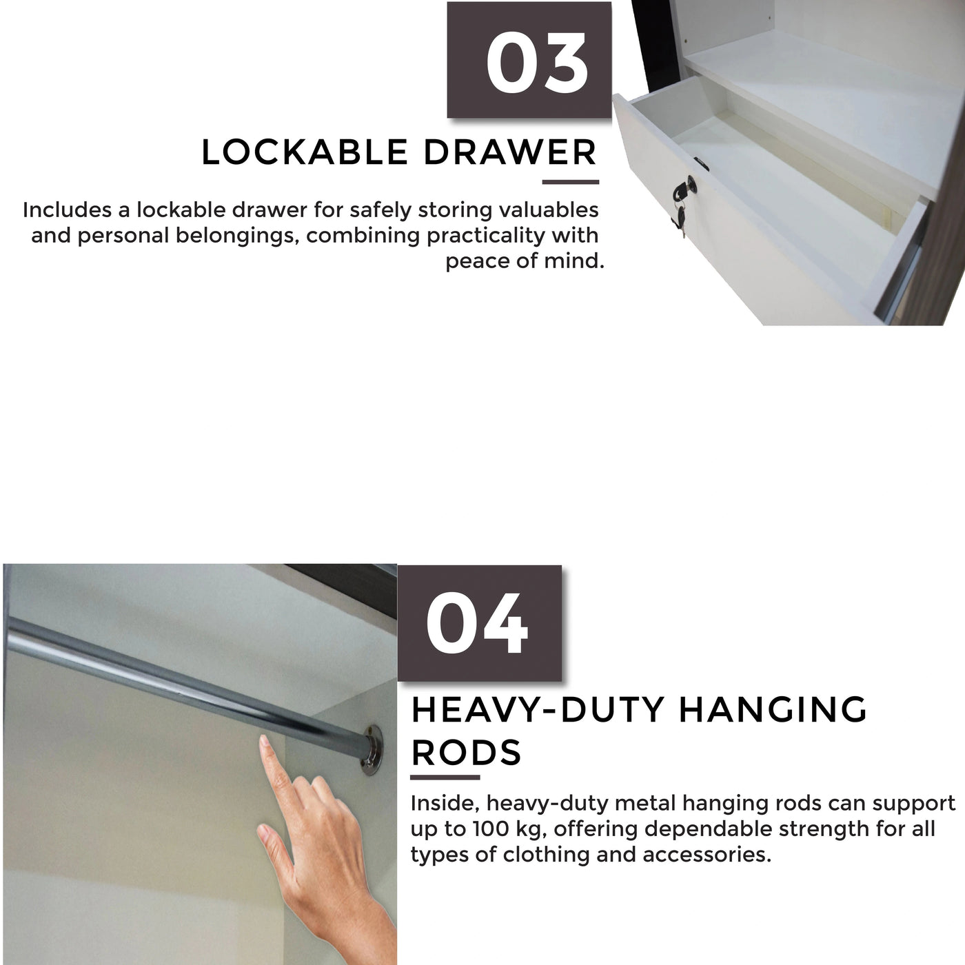 XARINA Sliding Door Wardrobe Td Furniture