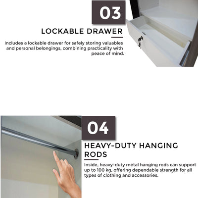 XARINA Sliding Door Wardrobe Td Furniture