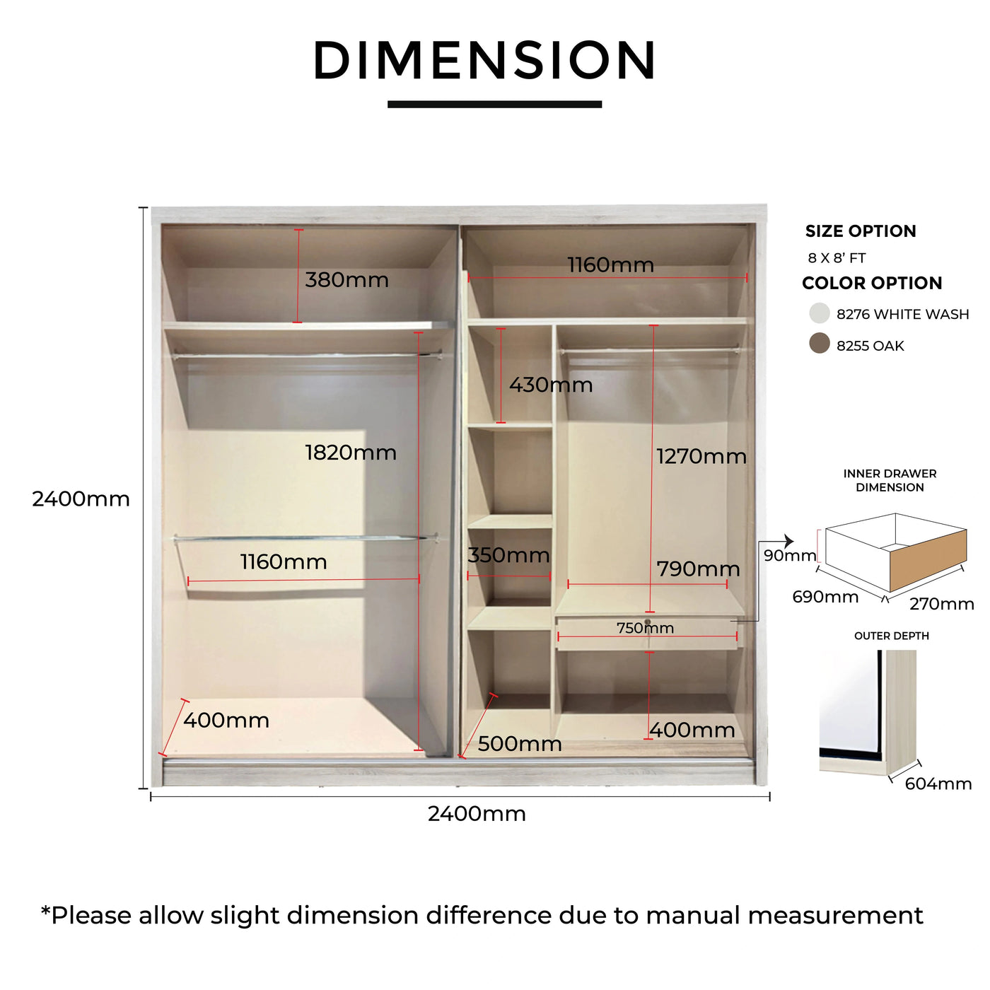 LILO 2 Sliding Door Wardrobe Td Furniture