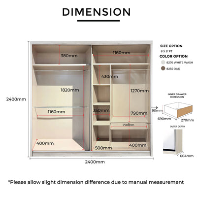 LILO 2 Sliding Door Wardrobe Td Furniture
