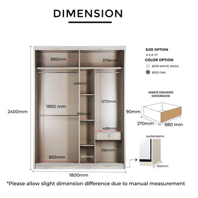LILO 2 Sliding Door Wardrobe Td Furniture