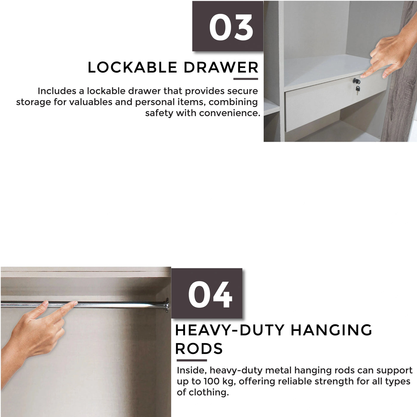 LILO 2 Sliding Door Wardrobe Td Furniture