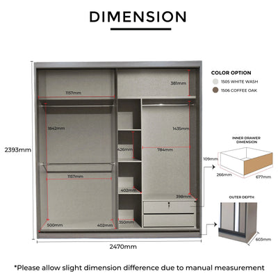 NUVORA Modular Wardrobe Td Furniture