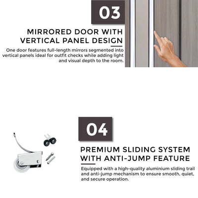 NUVORA Modular Wardrobe Td Furniture