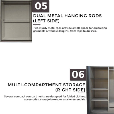NUVORA Modular Wardrobe Td Furniture