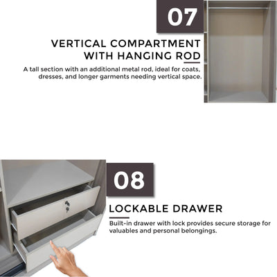 LUSTRO  Modular Wardrobe Td Furniture