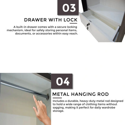 LUNA 2 Sliding Door Wardrobe Td Furniture
