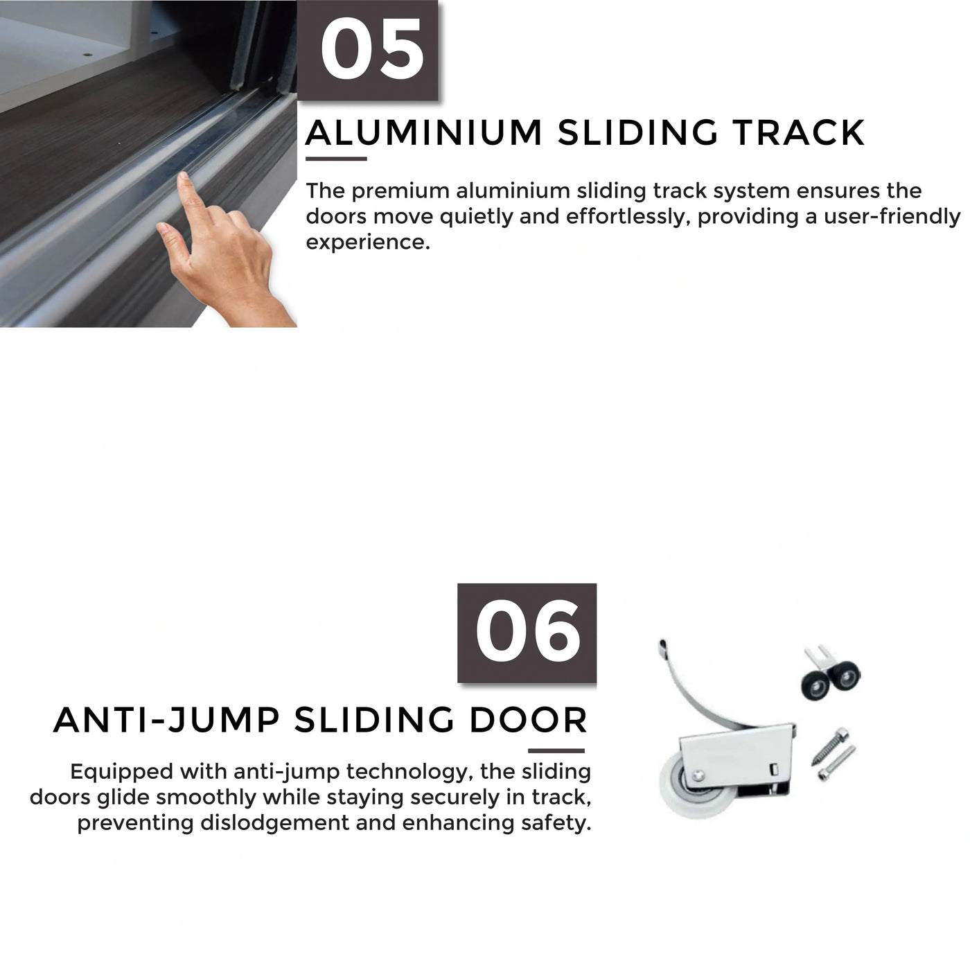 LUNA 2 Sliding Door Wardrobe Td Furniture