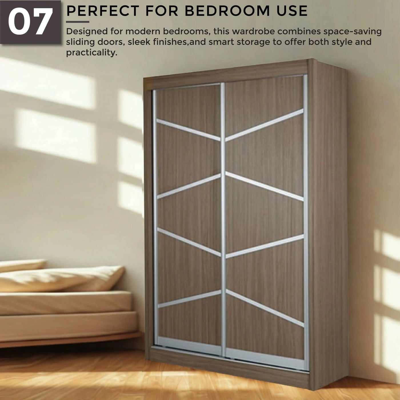 LUNA 2 Sliding Door Wardrobe Td Furniture