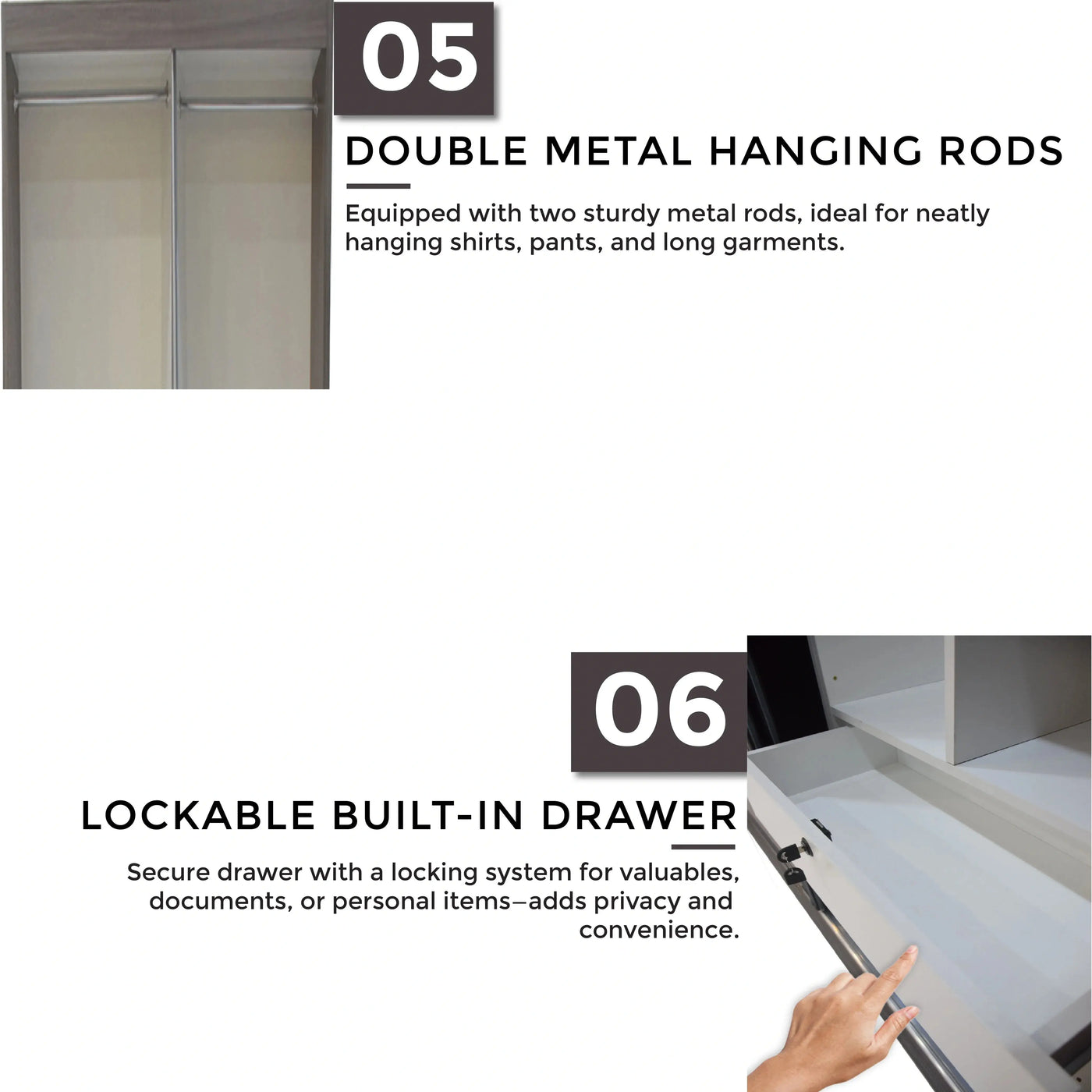 ORLIN 2 Sliding Door Wardrobe Td Furniture