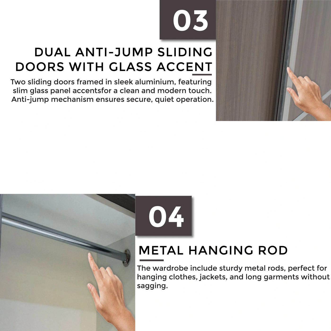 MELON 2 Sliding Door Wardrobe Td Furniture