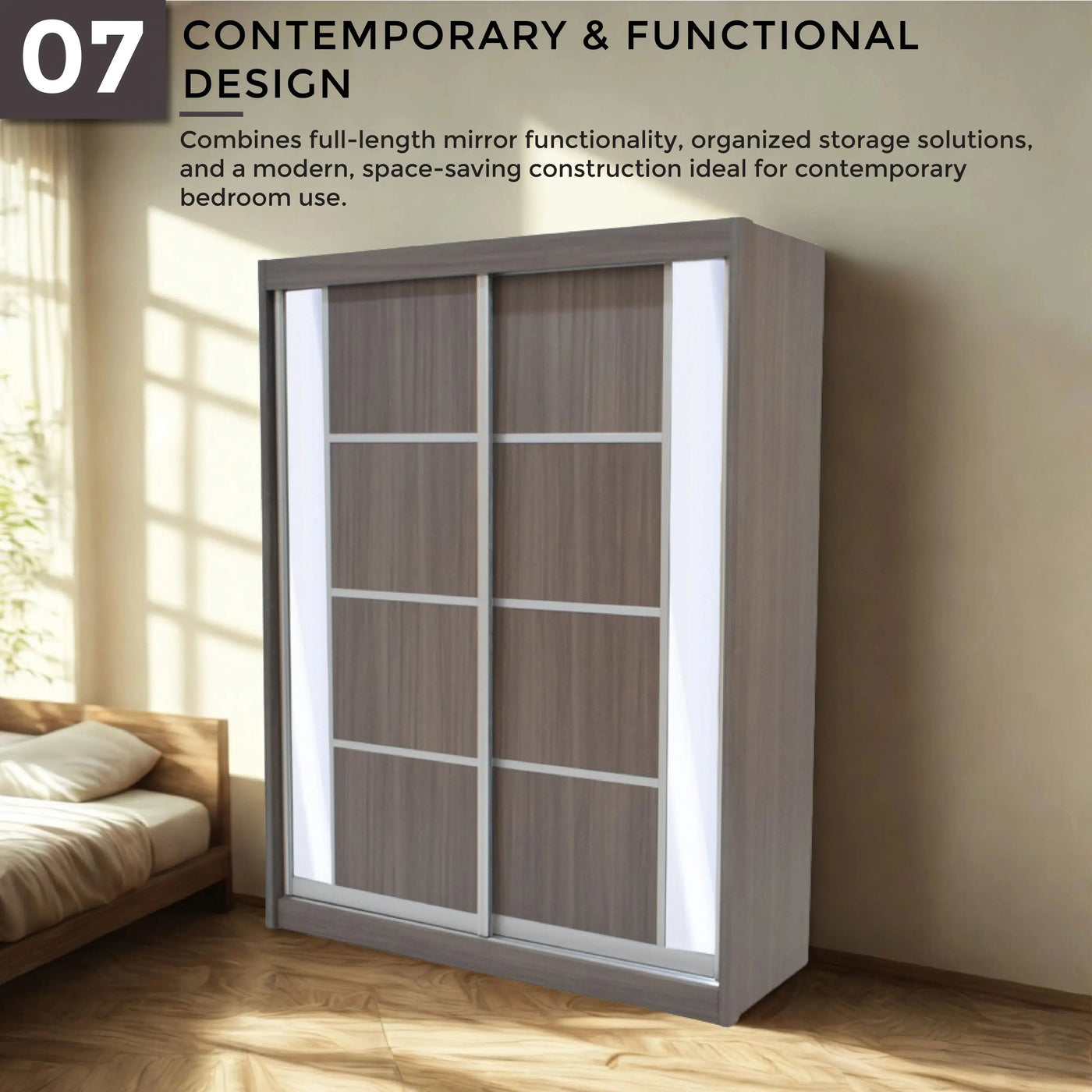 MELON 2 Sliding Door Wardrobe Td Furniture