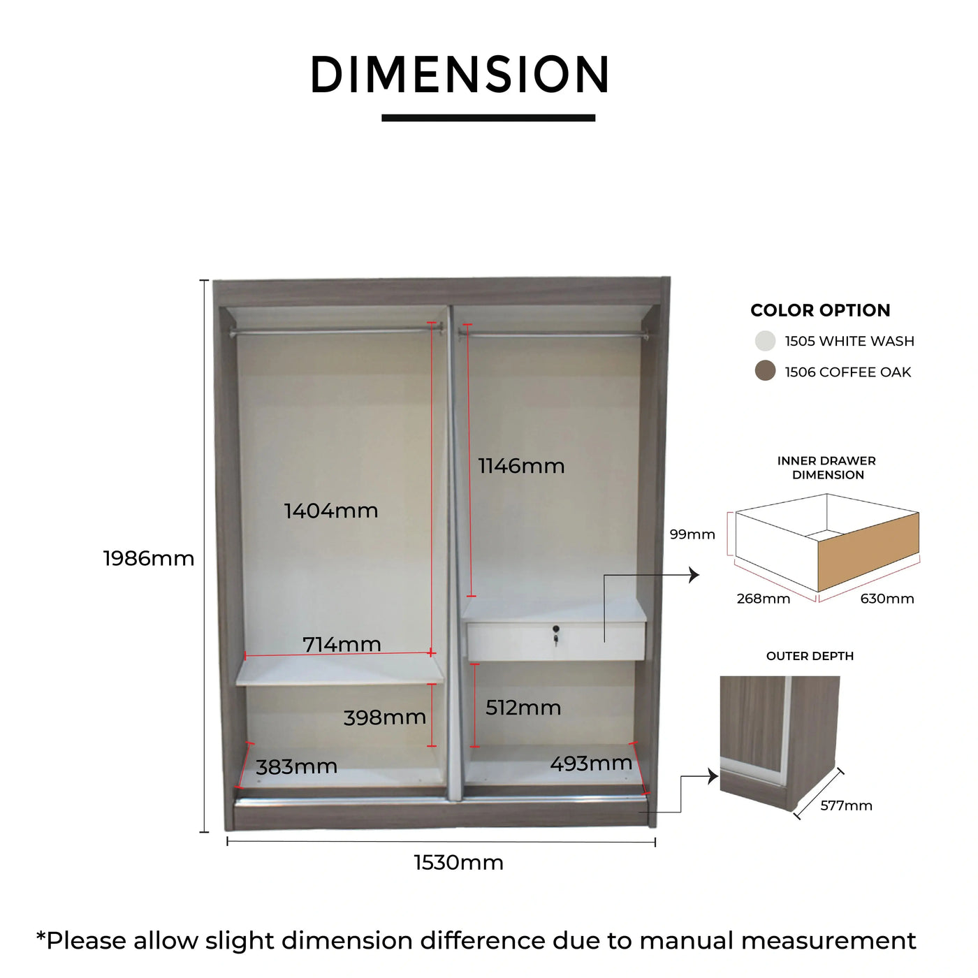 SERENE 2 Sliding Door Wardrobe Td Furniture