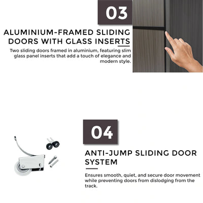 SERENE 2 Sliding Door Wardrobe Td Furniture