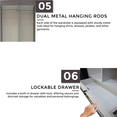 SERENE 2 Sliding Door Wardrobe Td Furniture