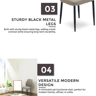 RAVE Dining Chair Grey Td Furniture