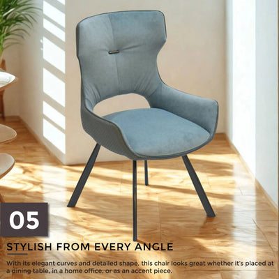LIORA Dining Chair Blue Td Furniture