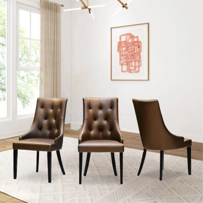 QUEEN Dining Chair Brown Td Furniture