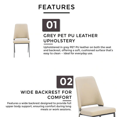 TESSA Pet PU Dining Chair Td Furniture